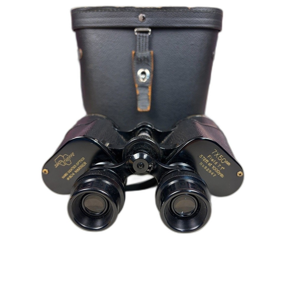 Vintage Sans & Streiffe Mariner Model 804 7x50 Binoculars  Classic Marine Optics